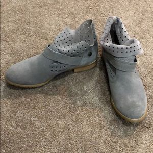 Gray booties size 7